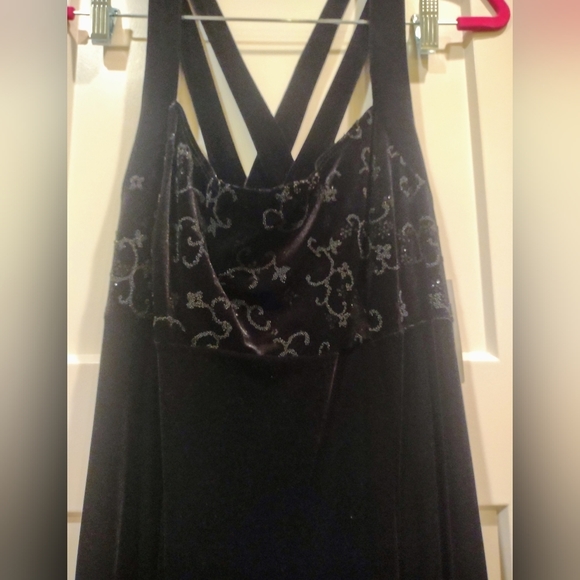 NWT CDC Stretch Velvet Maxi Dress - Size 14 - Picture 10 of 16